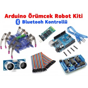 Arduino Örümcek Robot Kiti - bluetooth kontrollü